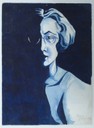 Autoritratto in blu, 1924